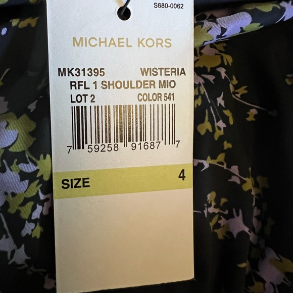 Michael Kors Collection One Shoulder Swimsuit - Picture 5 of 6